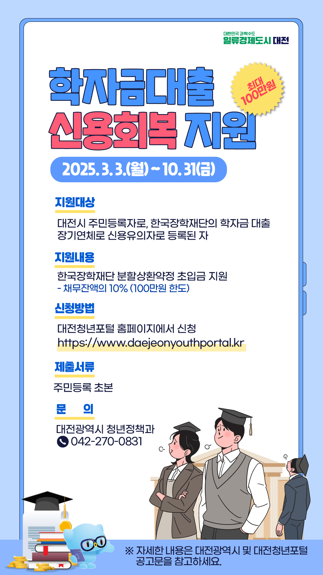 2025년 학자금 대출 신용회복 지원 사업